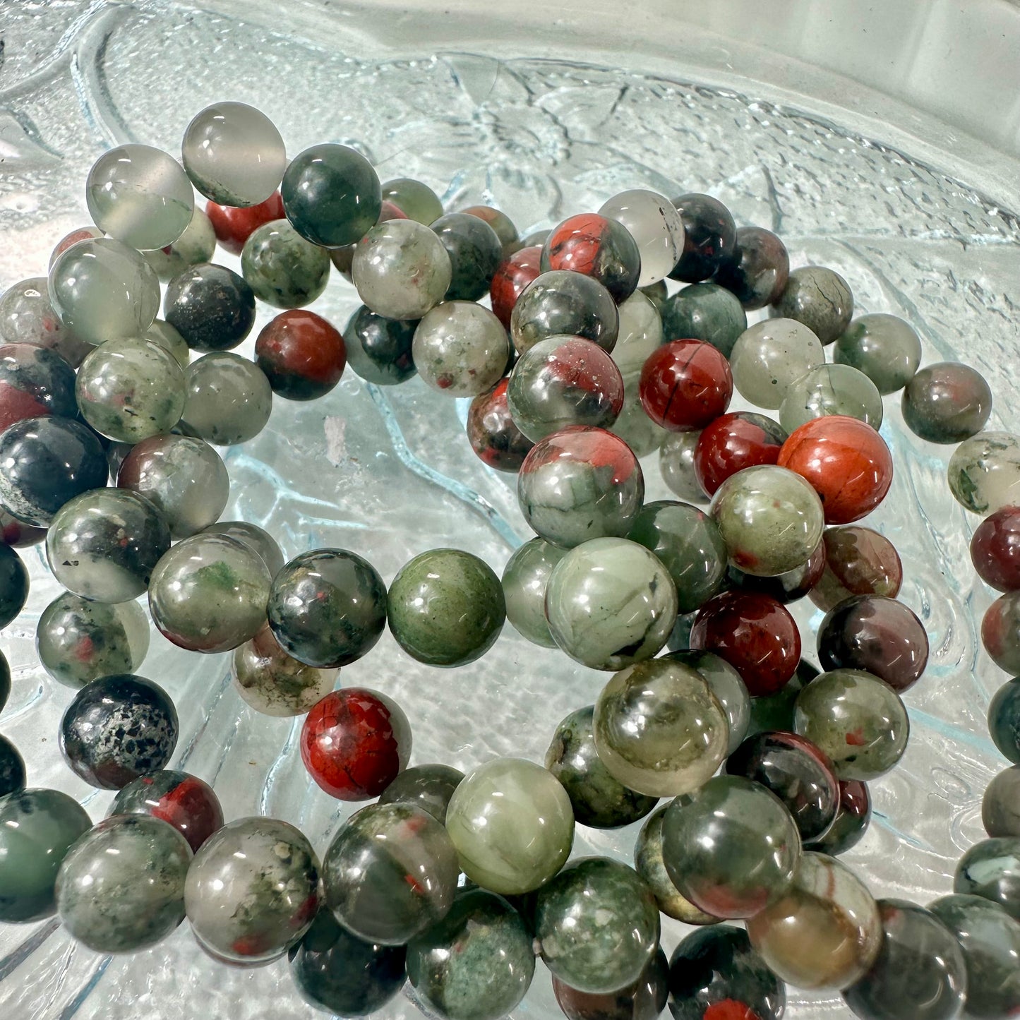 BloodStone 8mm Bracelets