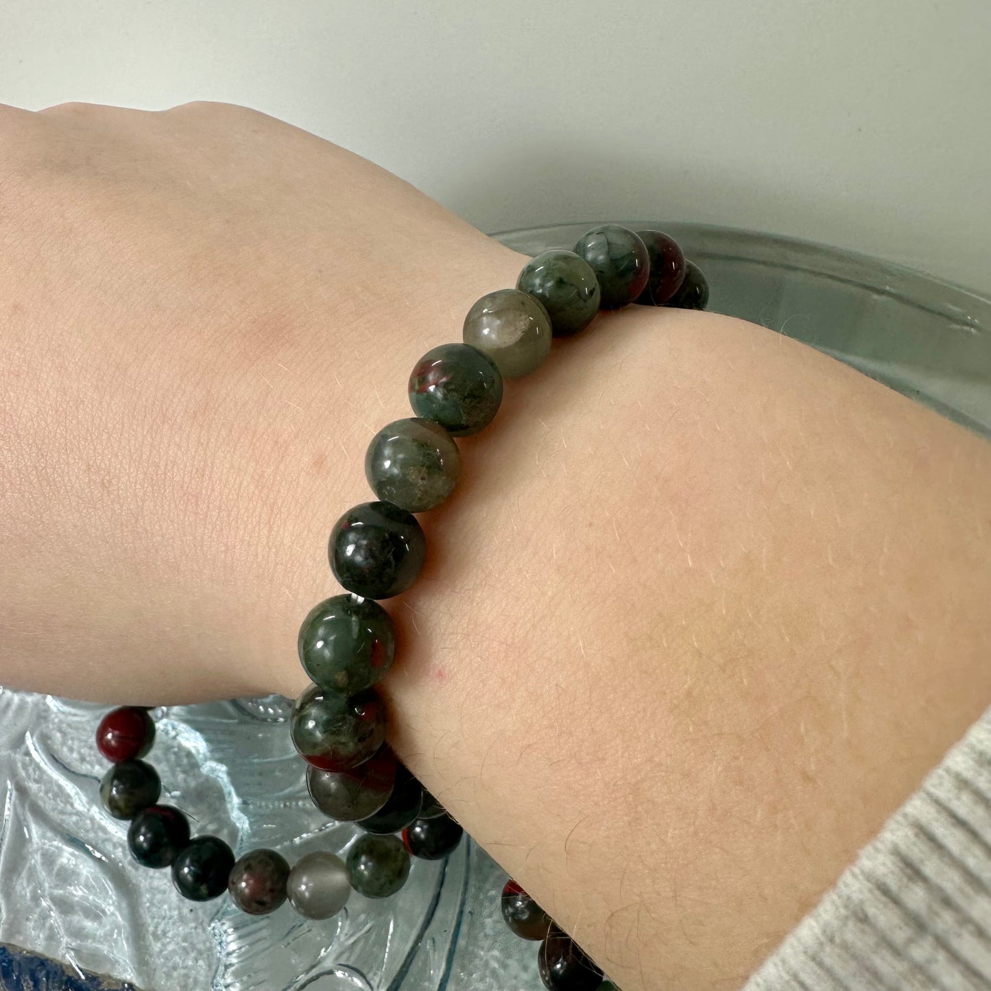 BloodStone 8mm Bracelets