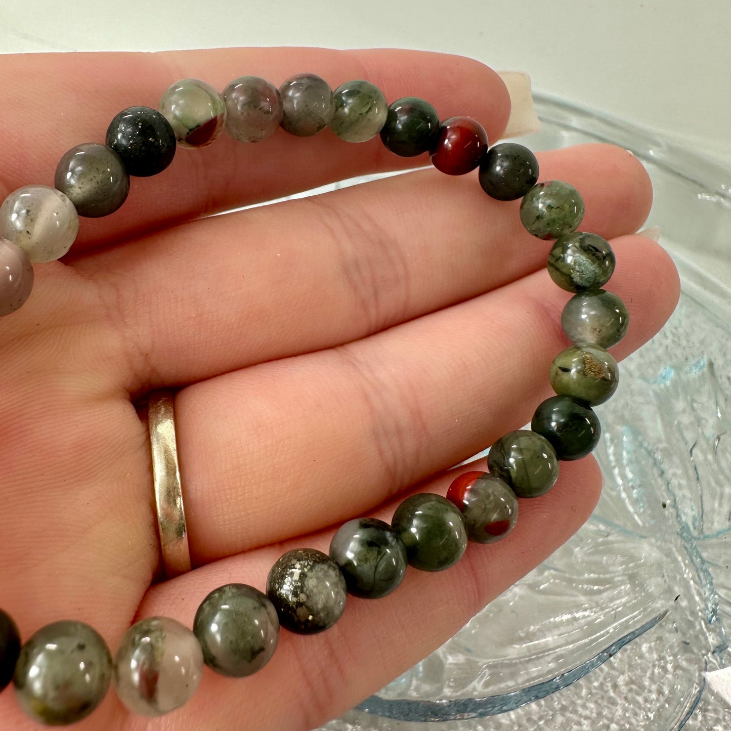 Bloodstone 6mm Bracelets