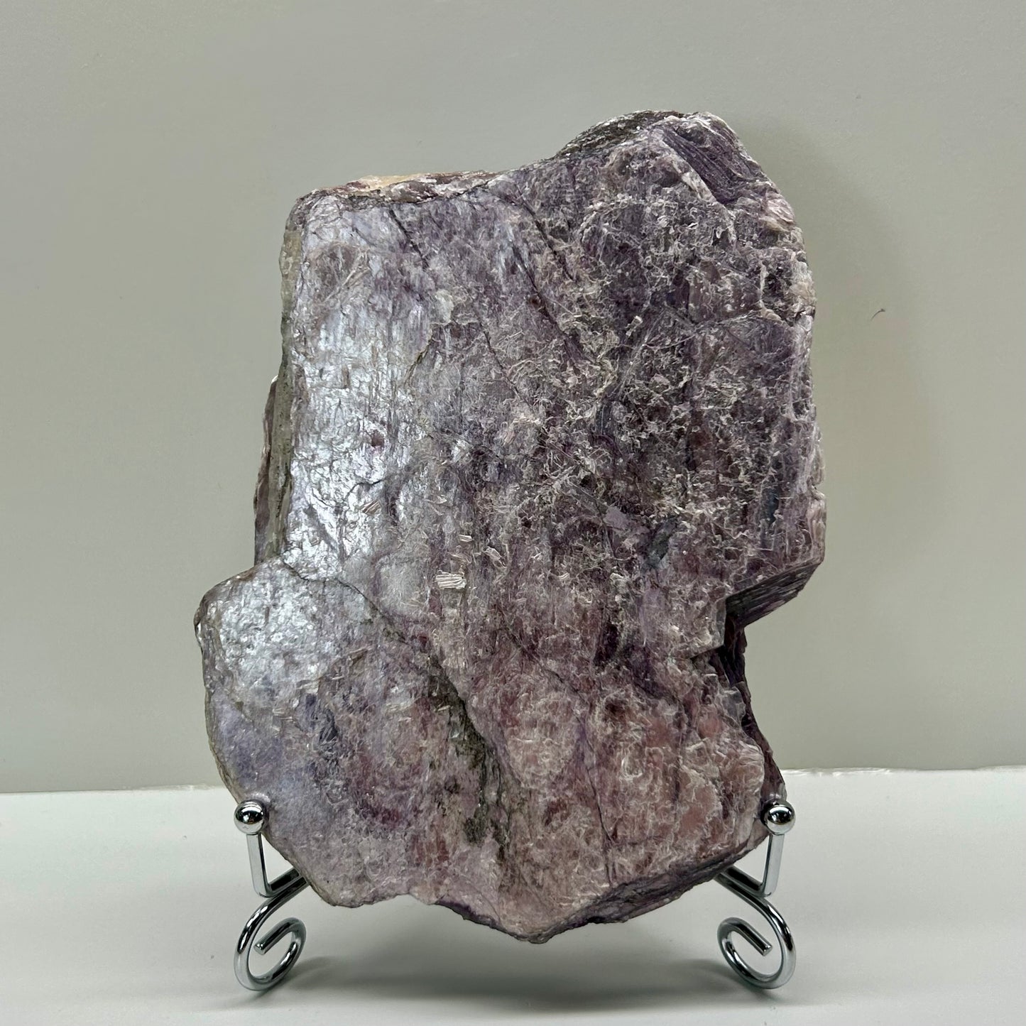 Purple Mica Slab On Stand