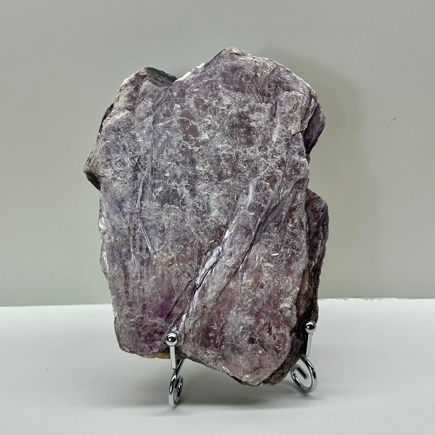 Purple Mica Slab On Stand