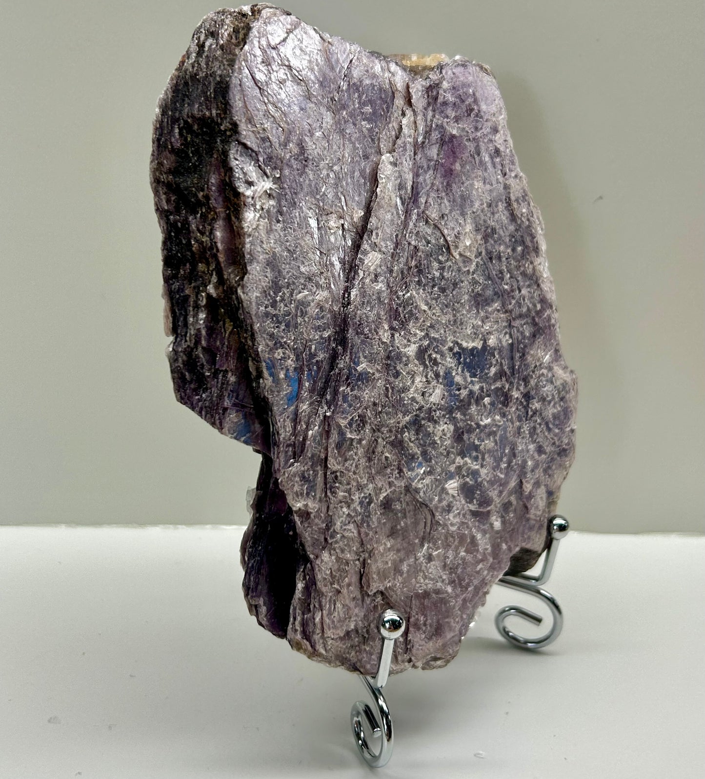 Purple Mica Slab On Stand