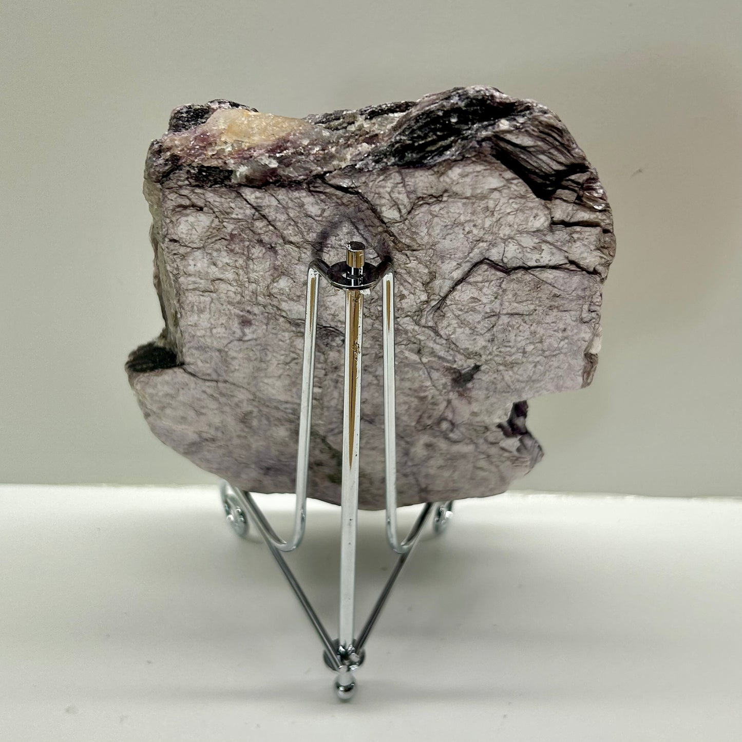 Purple Mica Slab On Stand