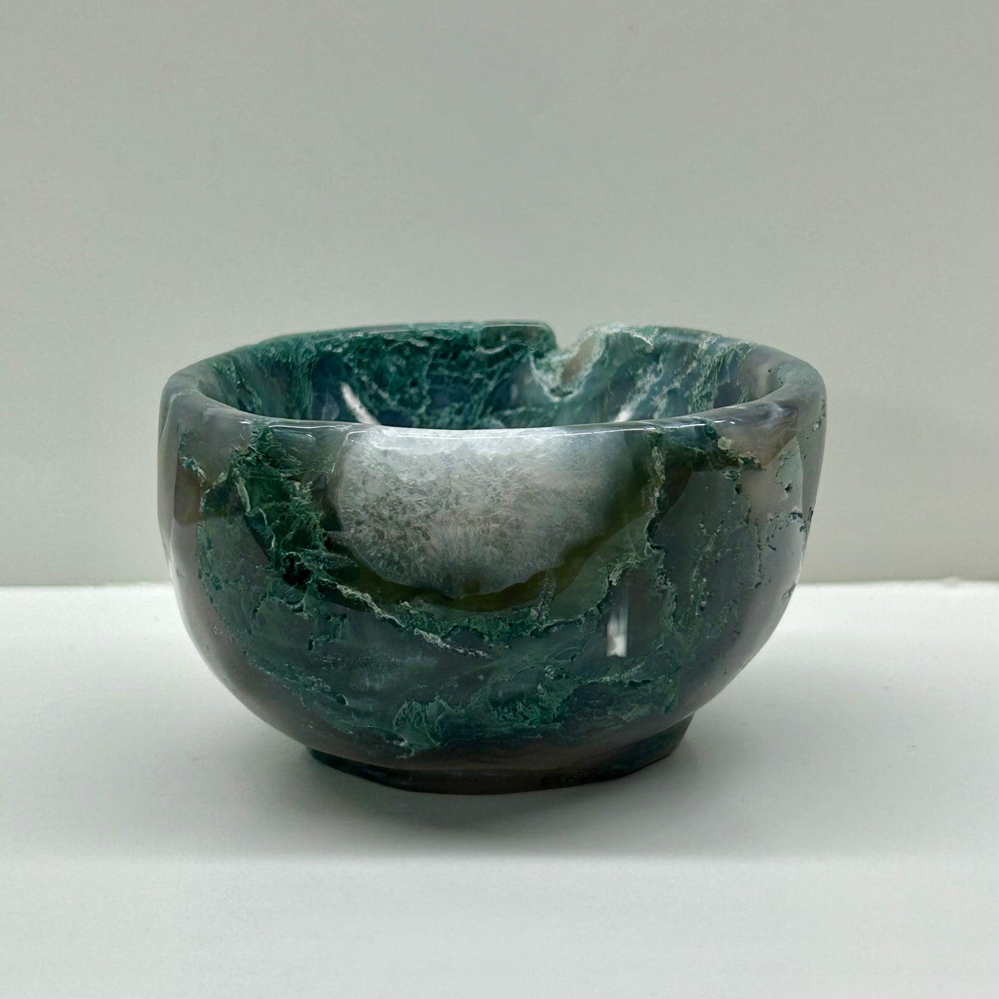 Moss Agate Bowl