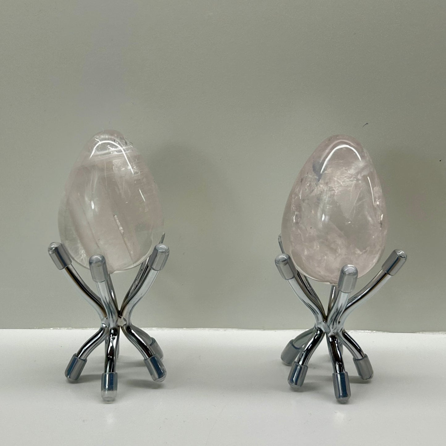 Star Rose Quartz Eggs