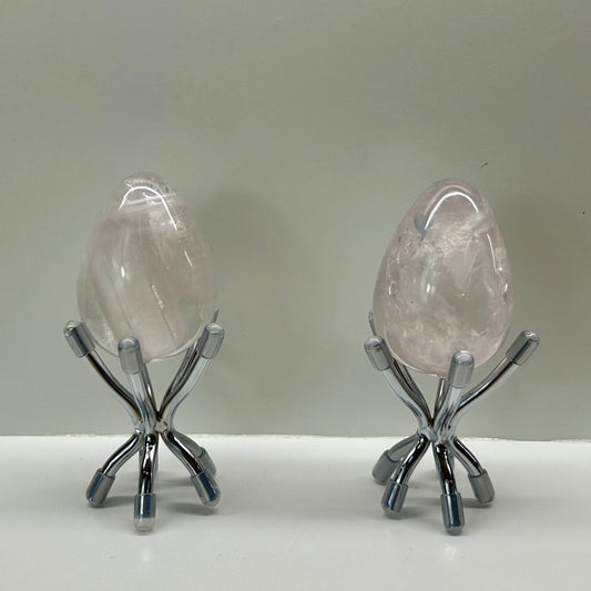 Star Rose Quartz Eggs