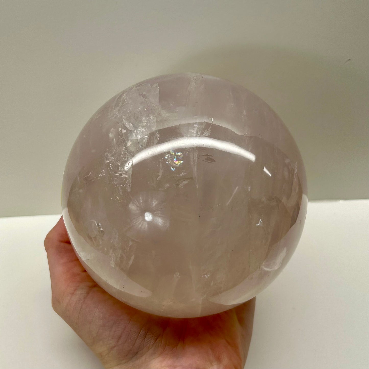 Star Rose Quartz Sphere