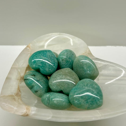 Amazonite Mini Hearts