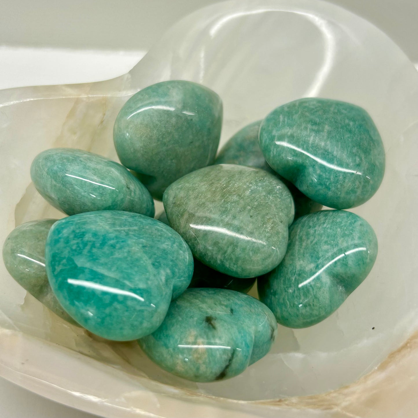 Amazonite Mini Hearts