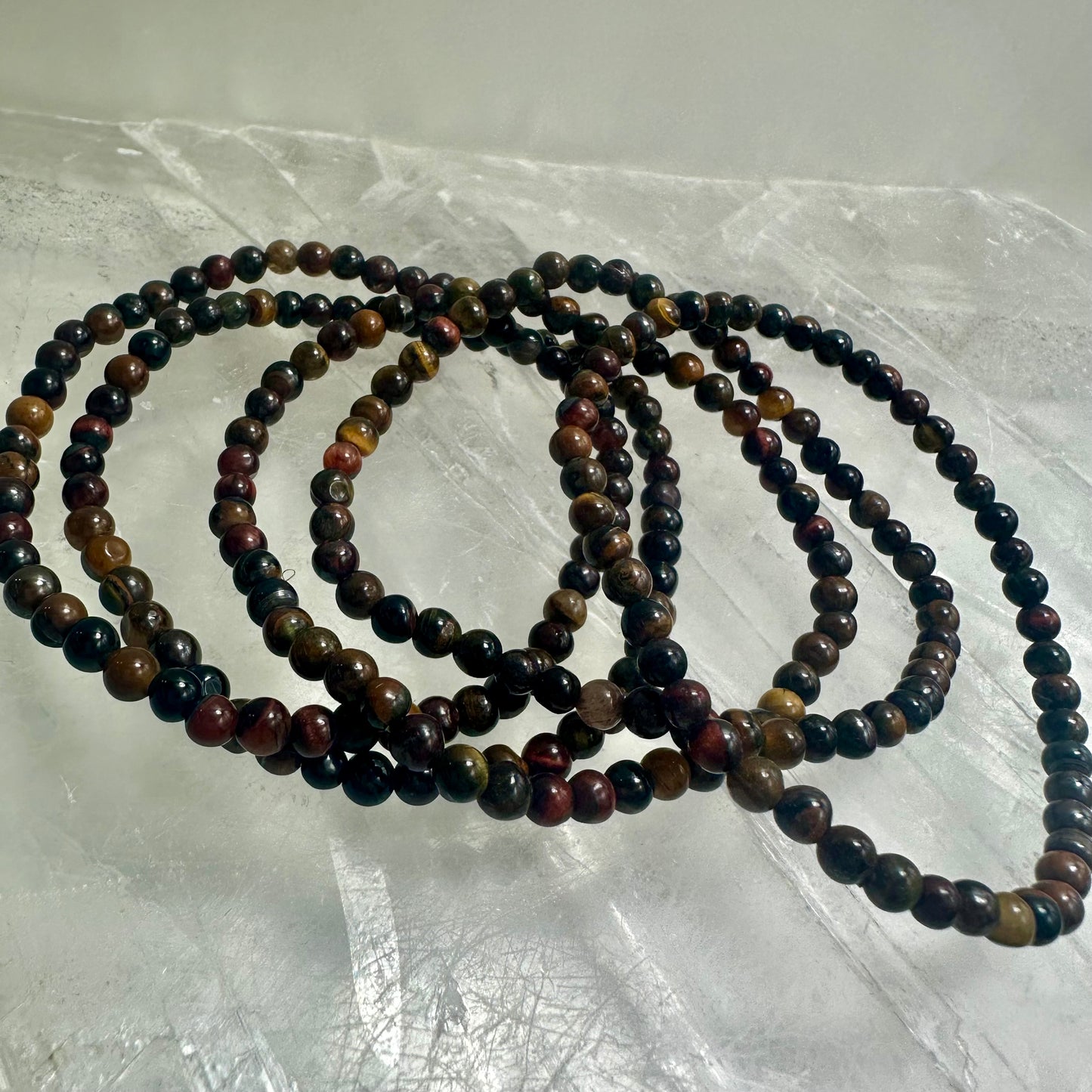 Mixed Tigers Eye 4mm Bracelets