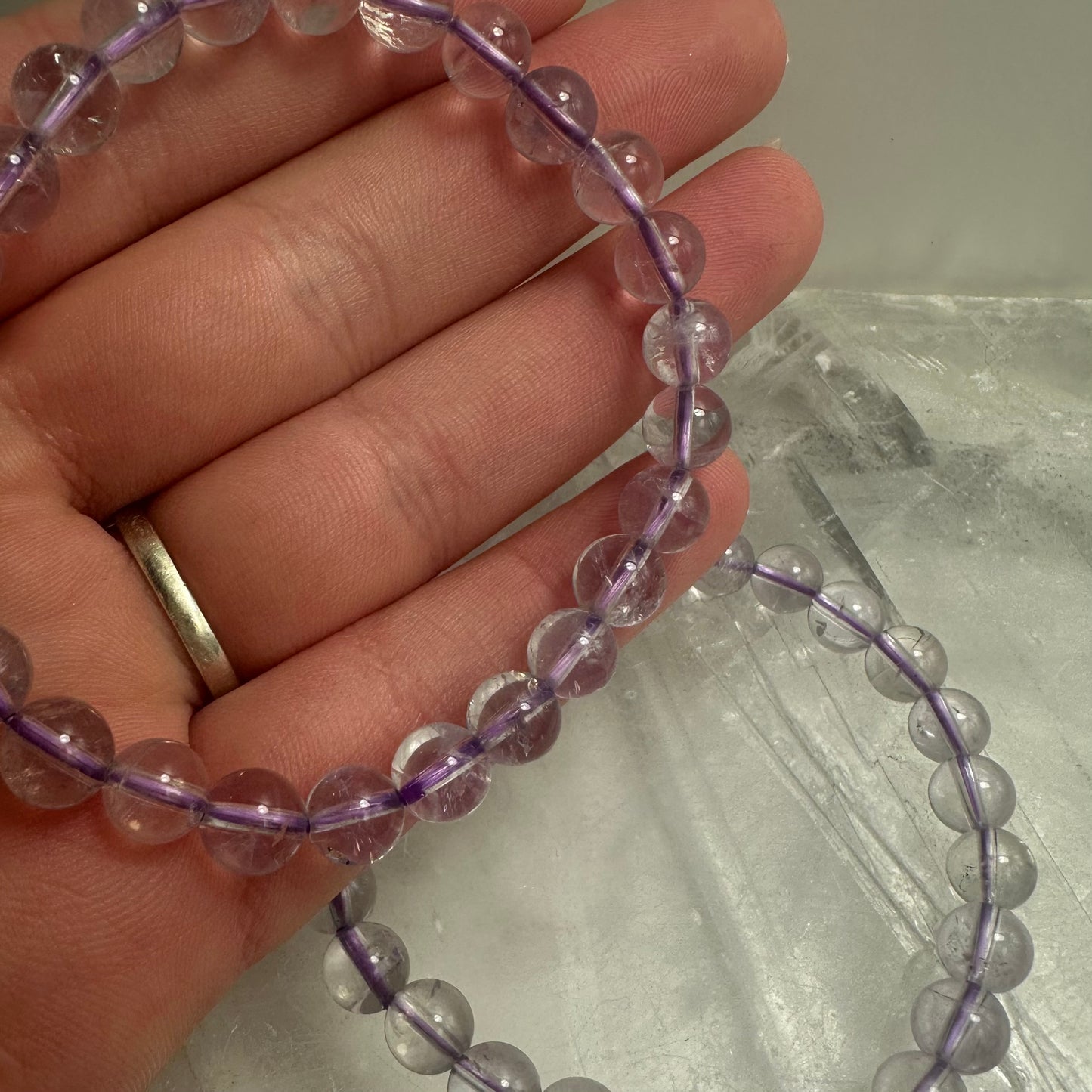 Lavender MoonStone 6mm Bracelets
