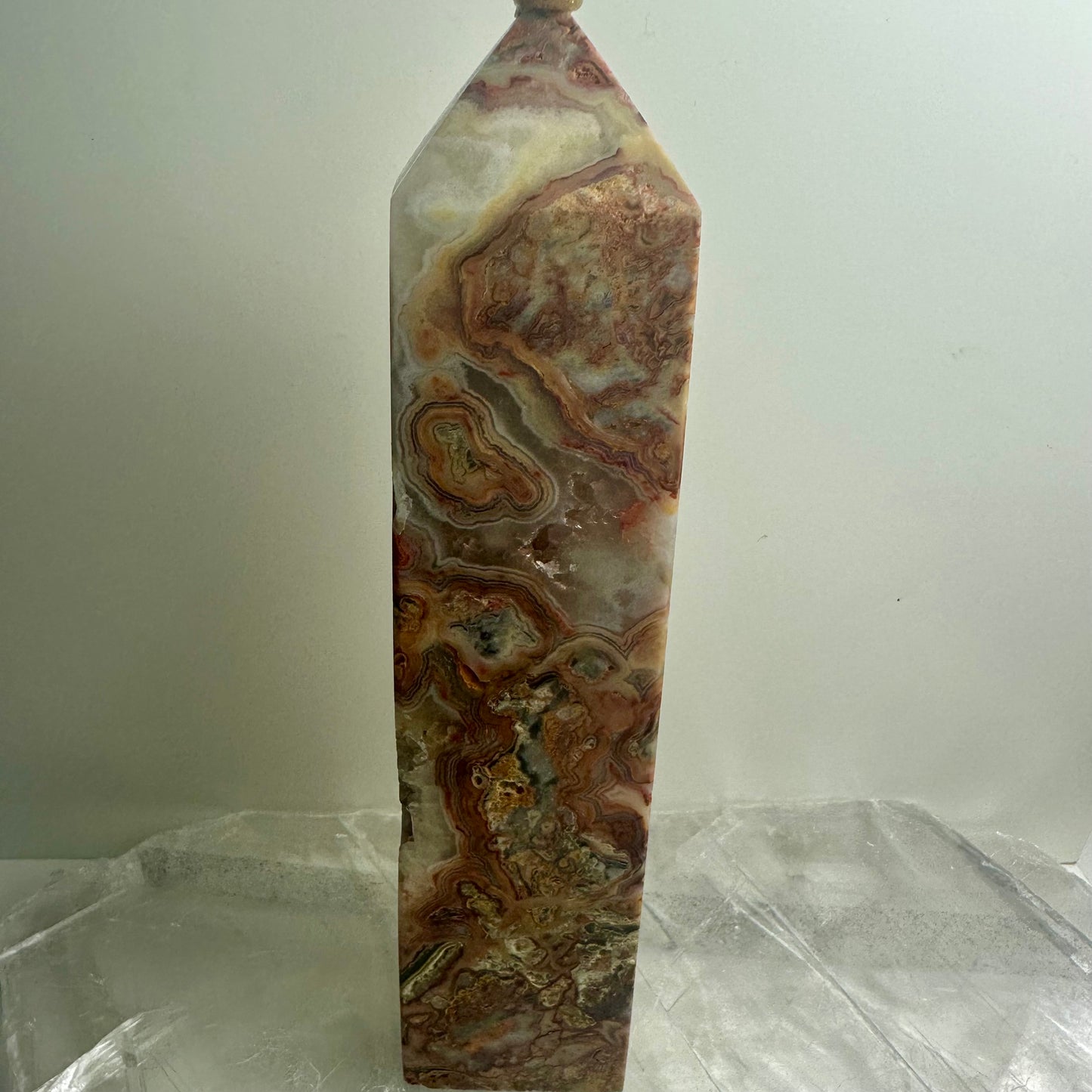 Crazy Lace Agate Tower