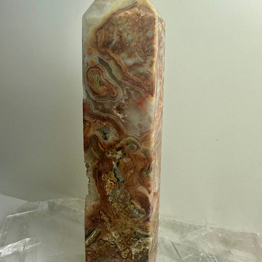 Crazy Lace Agate Tower