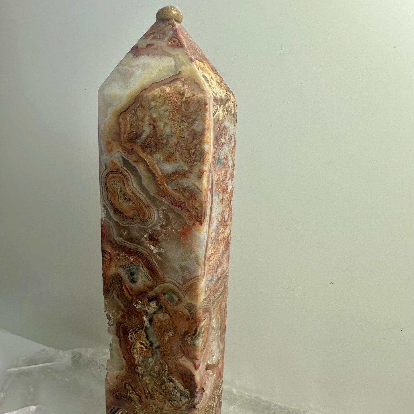 Crazy Lace Agate Tower