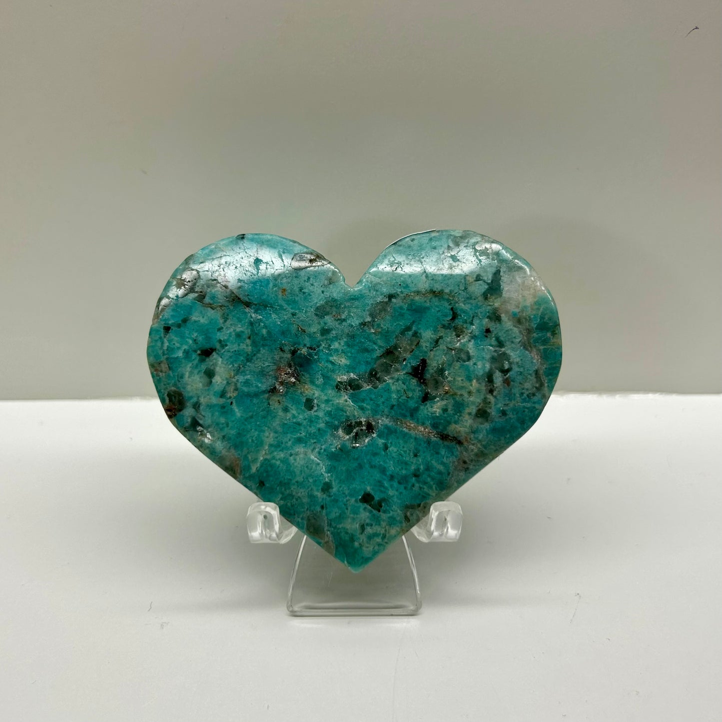 Amazonite With Smokey Quartz Aclutions Hearts