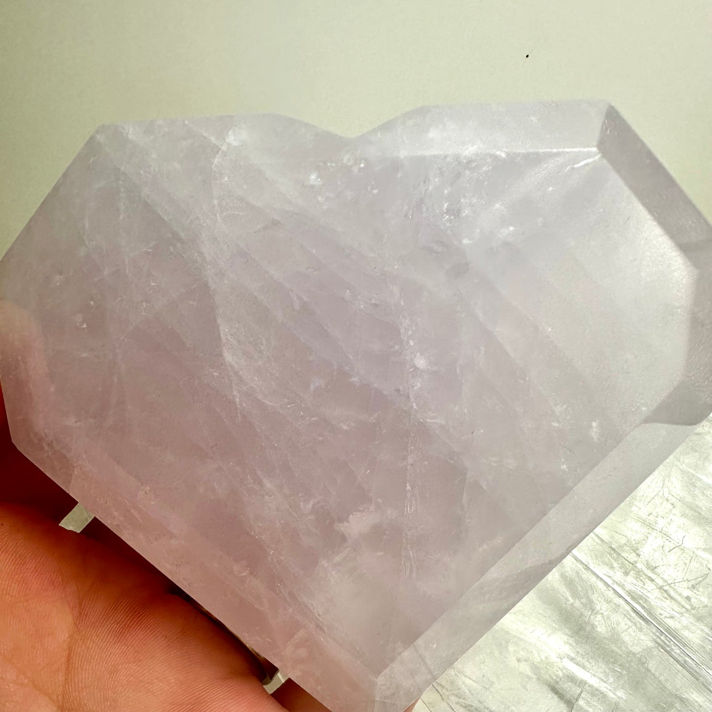 PeriWinkle Rose Quartz Heart (46)