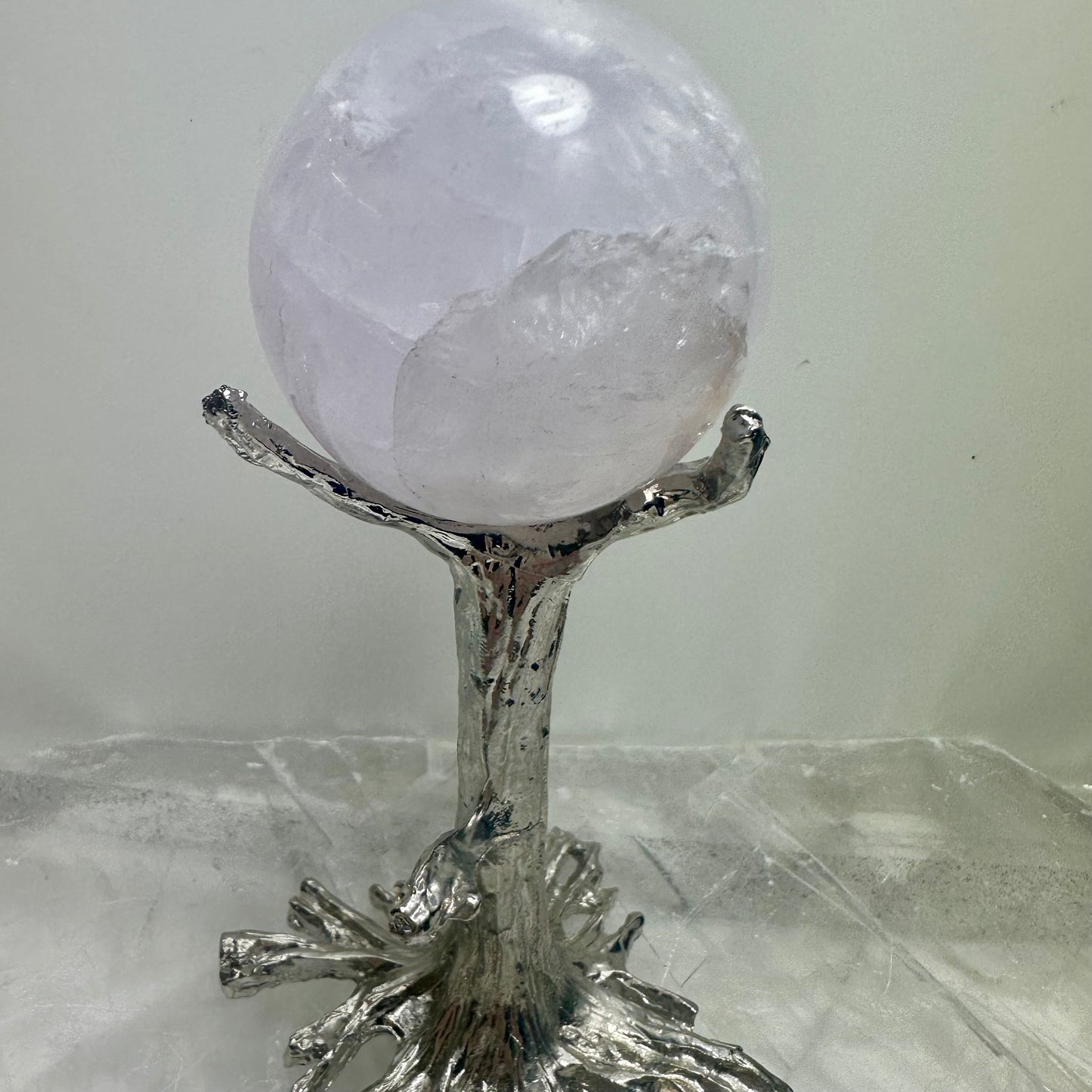 PeriWinkle Rose Quartz Sphere (43)