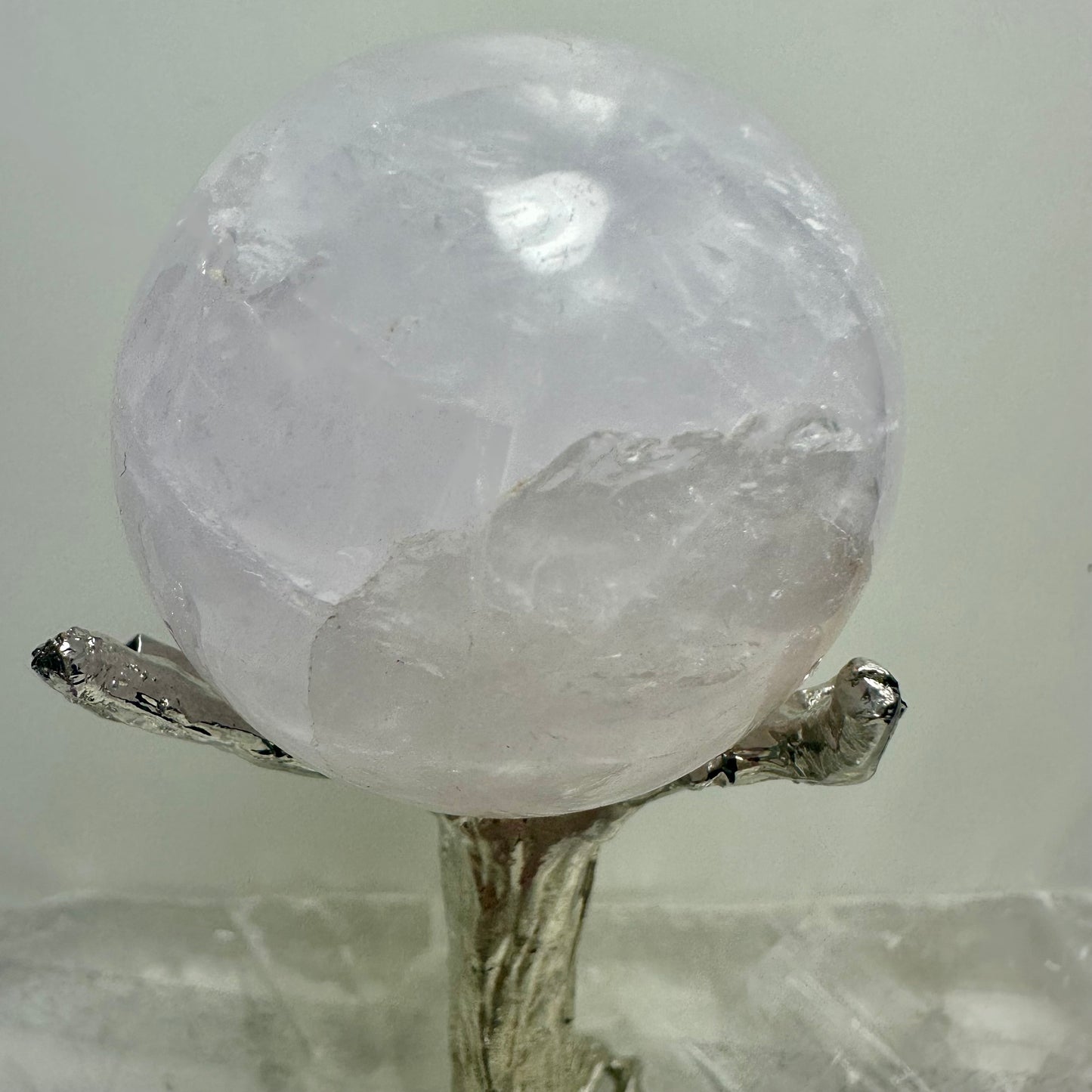 PeriWinkle Rose Quartz Sphere (43)