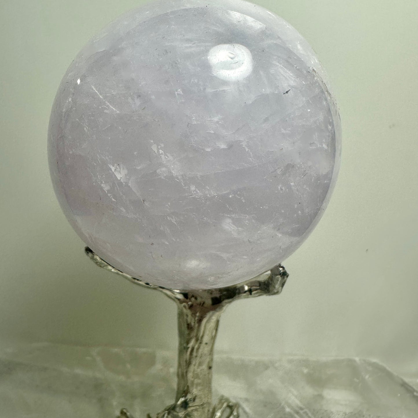 PeriWinkle Rose Quartz Sphere (44)