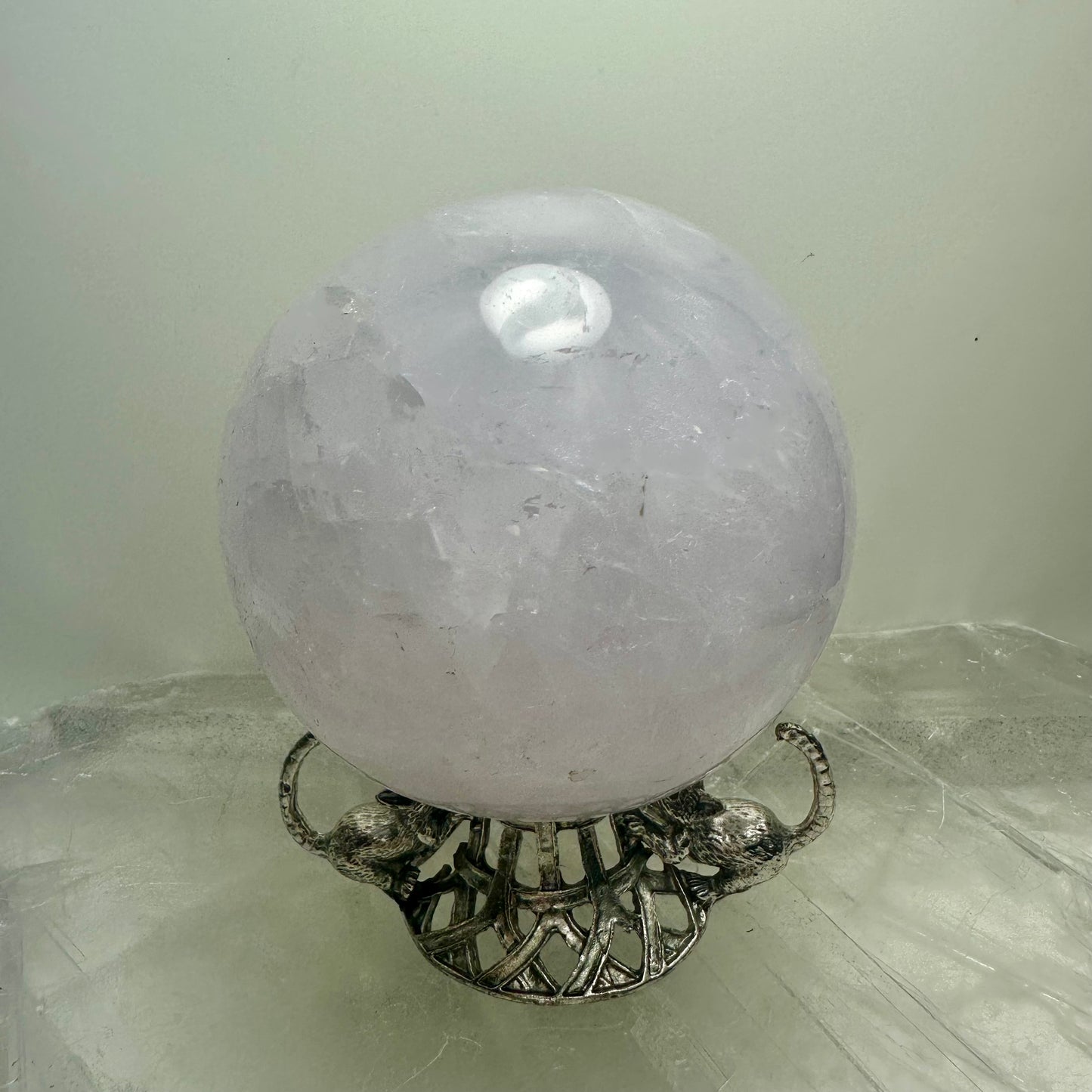 PeriWinkle Rose Quartz Sphere (45)