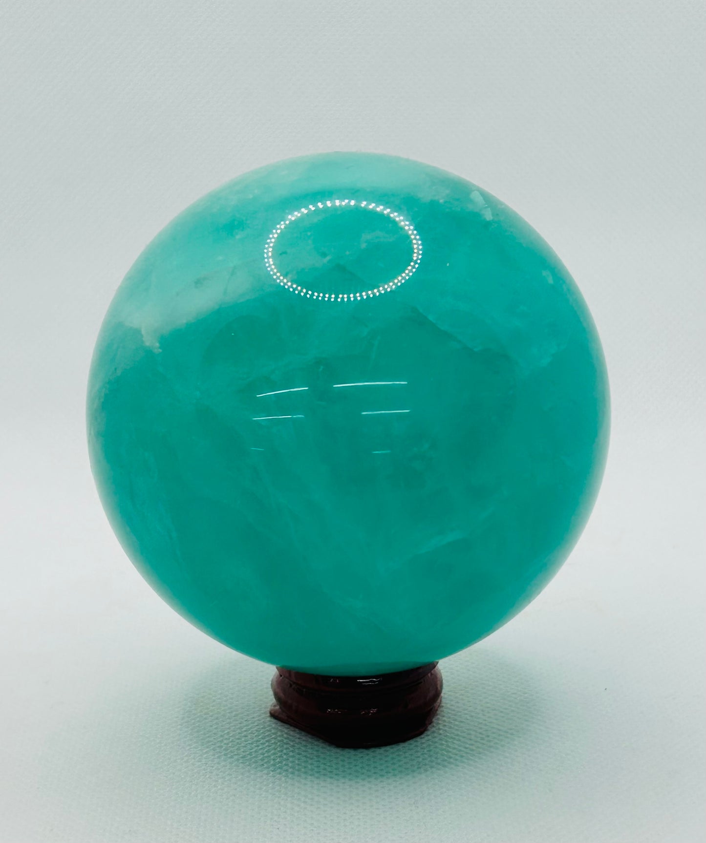 Large Green Fluorite Sphere