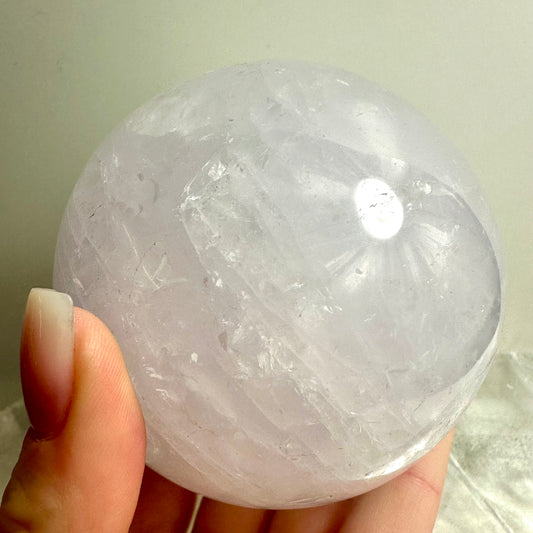 PeriWinkle Rose Quartz Sphere (45)
