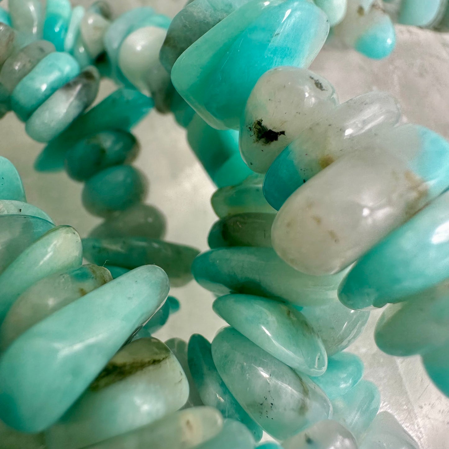 Amazonite Chipped Bracelets