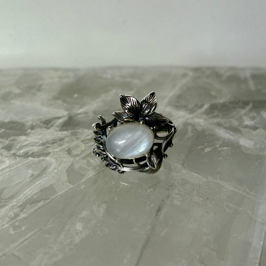 MoonStone Ring (Adjustable)
