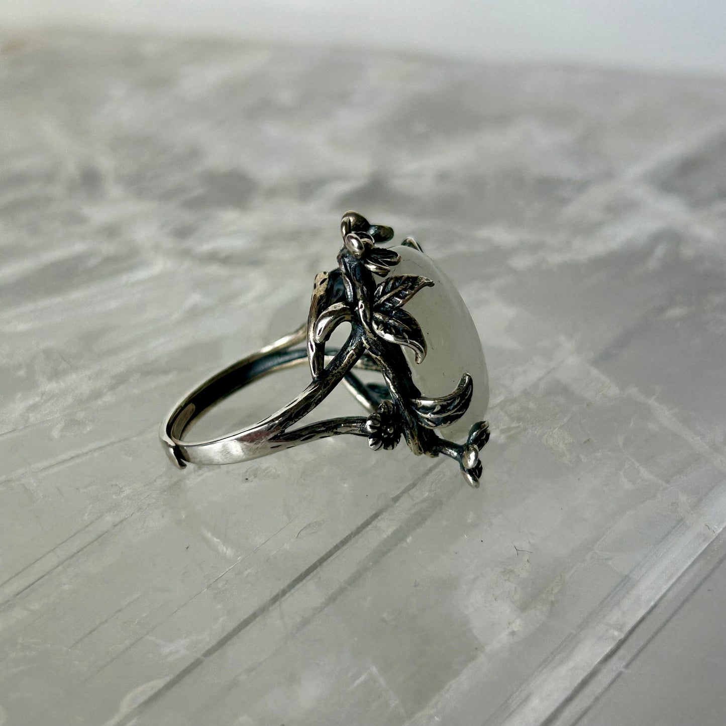 MoonStone 925Ring (Adjustable)