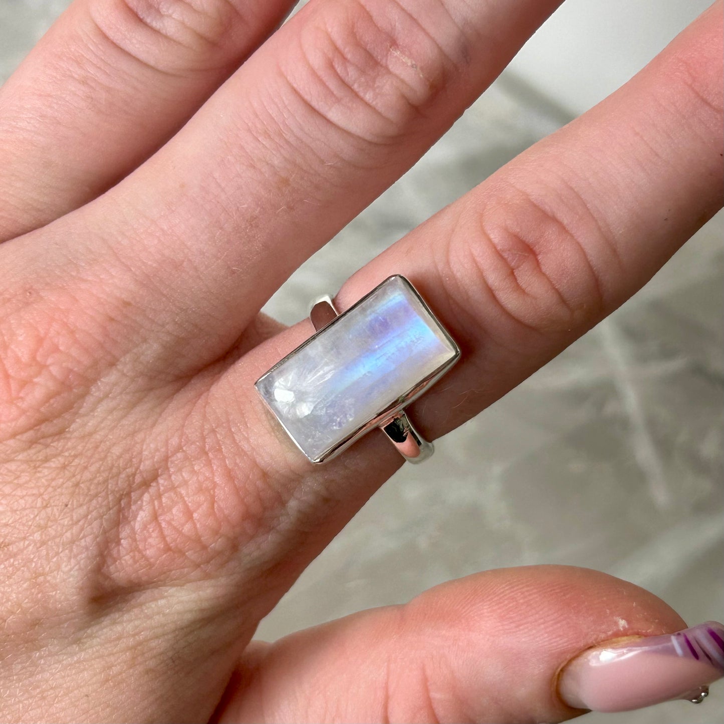 MoonStone Ring Size (N/O)
