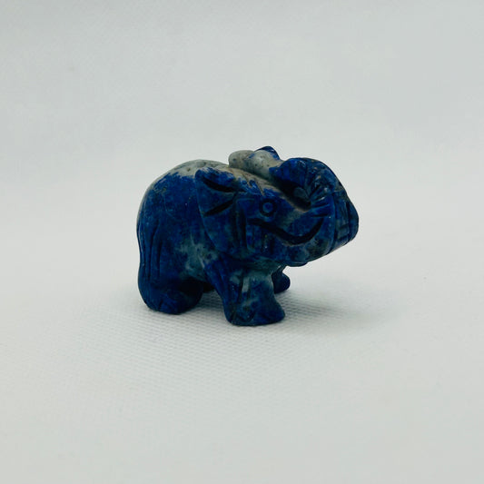 Small Lapis Elephant Carving