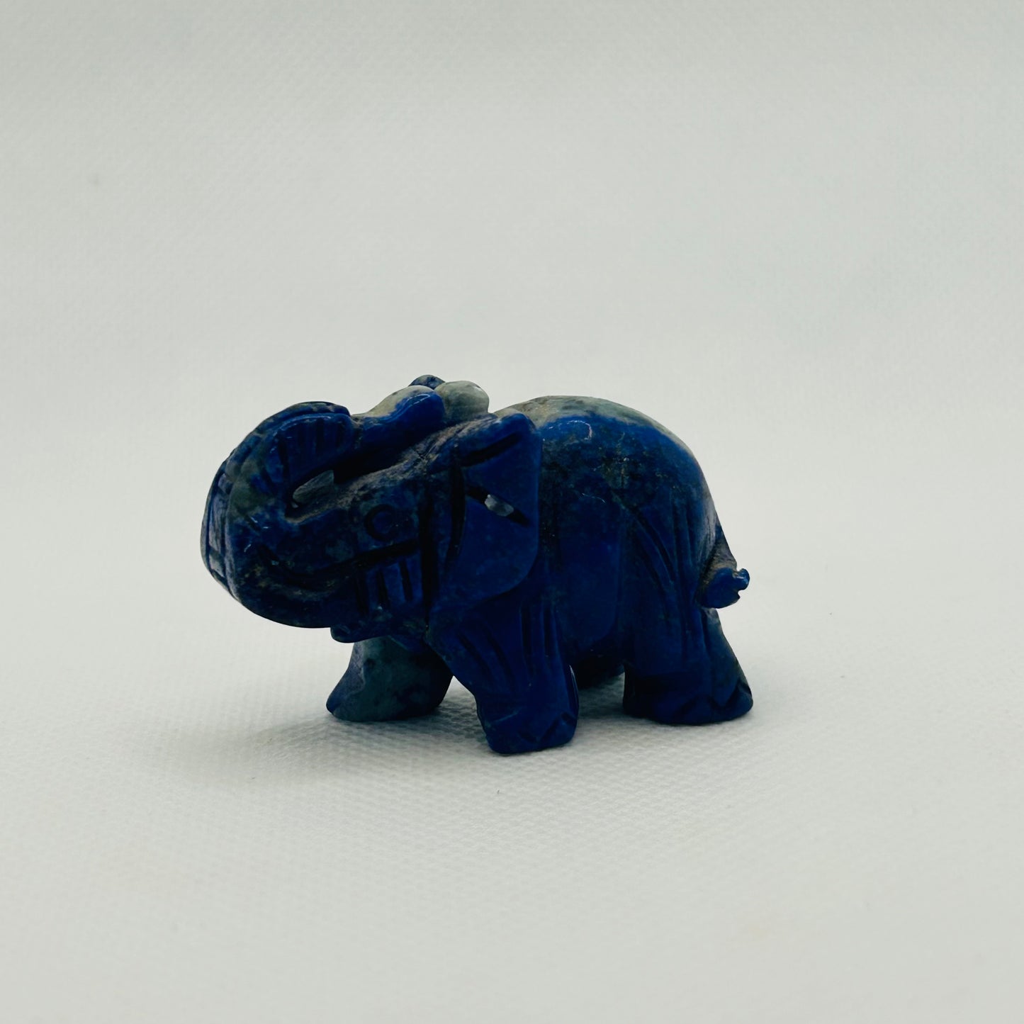 Small Lapis Elephant Carving