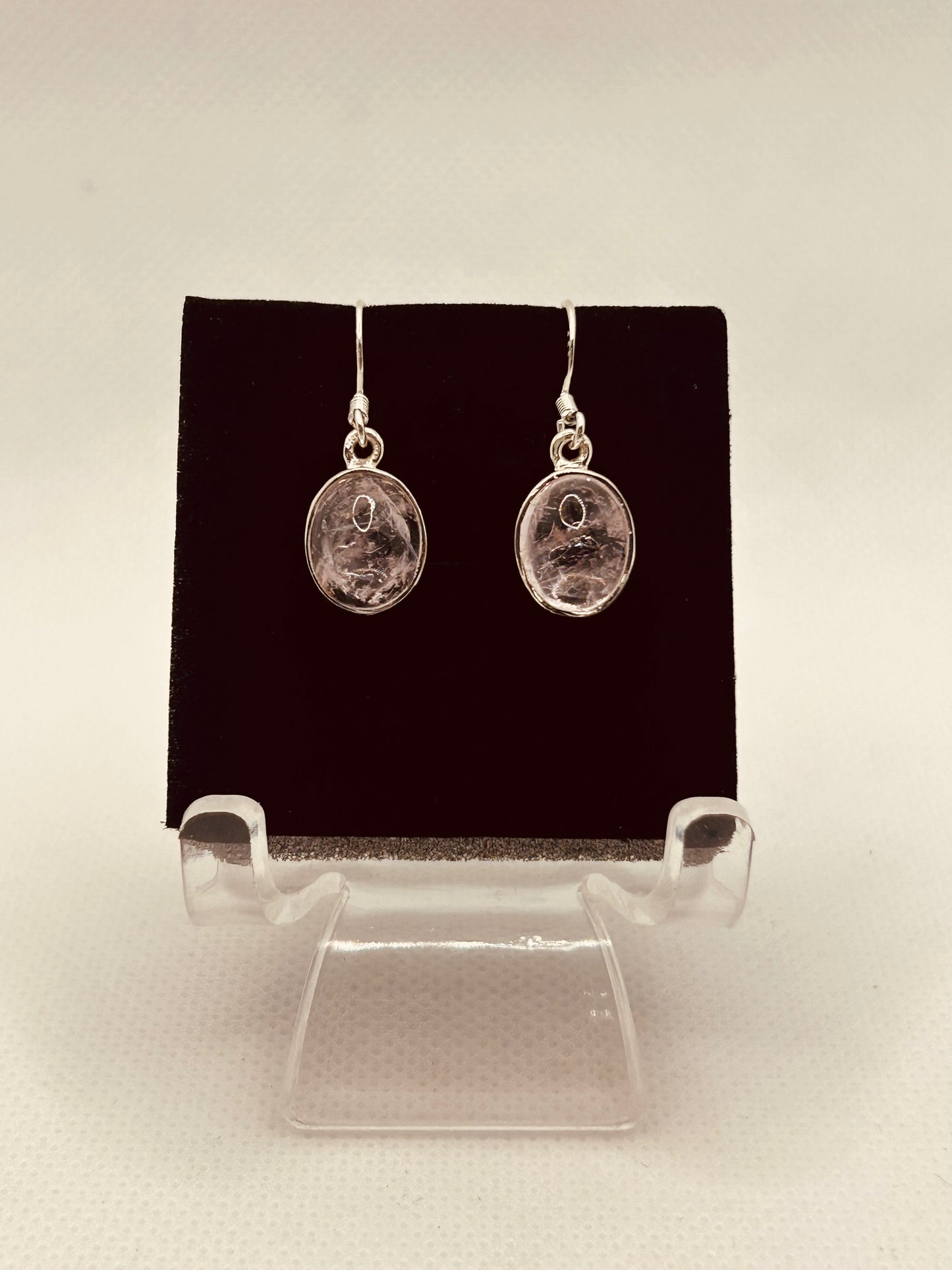 Morganite earings