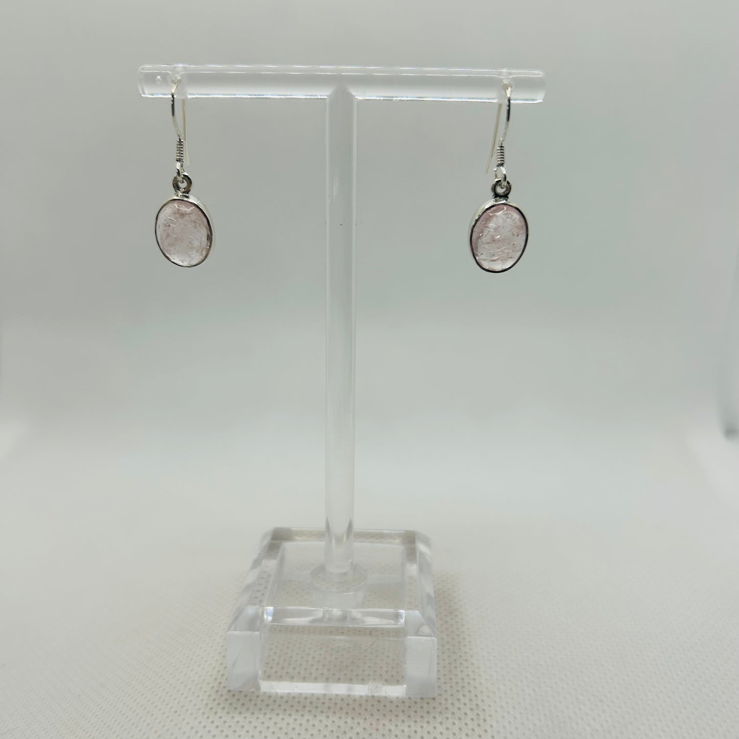 Morganite earings