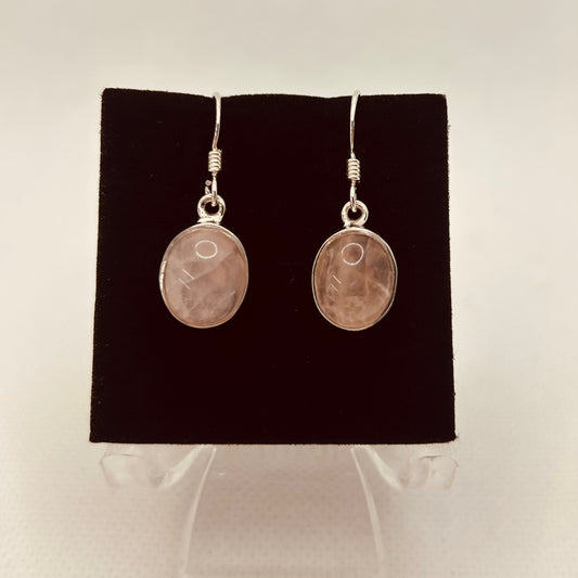 Rose Quartz earrings