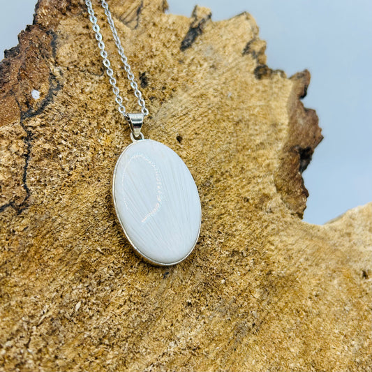 Scolecite Pendants