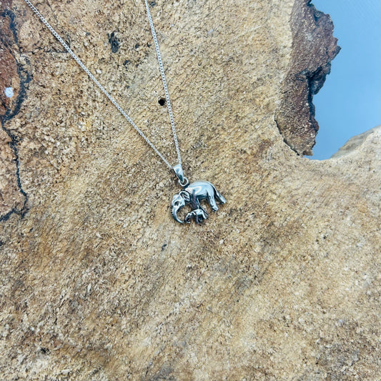 silver Elephant Pendants