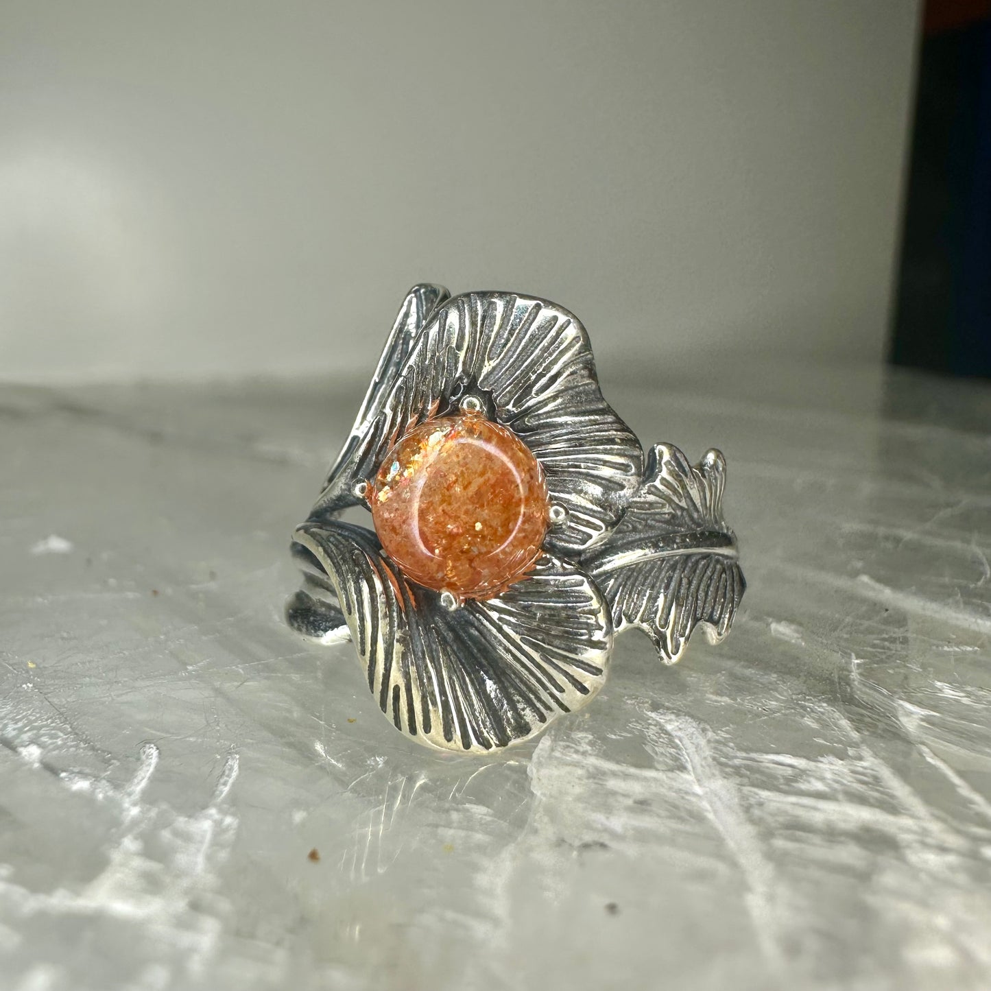 Arusha SunStone 925 Adjustable Ring