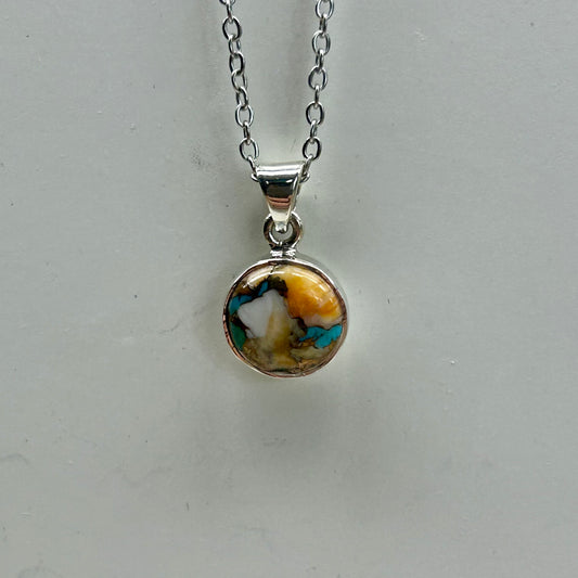 Oyster Turquoise Sphere Pendant