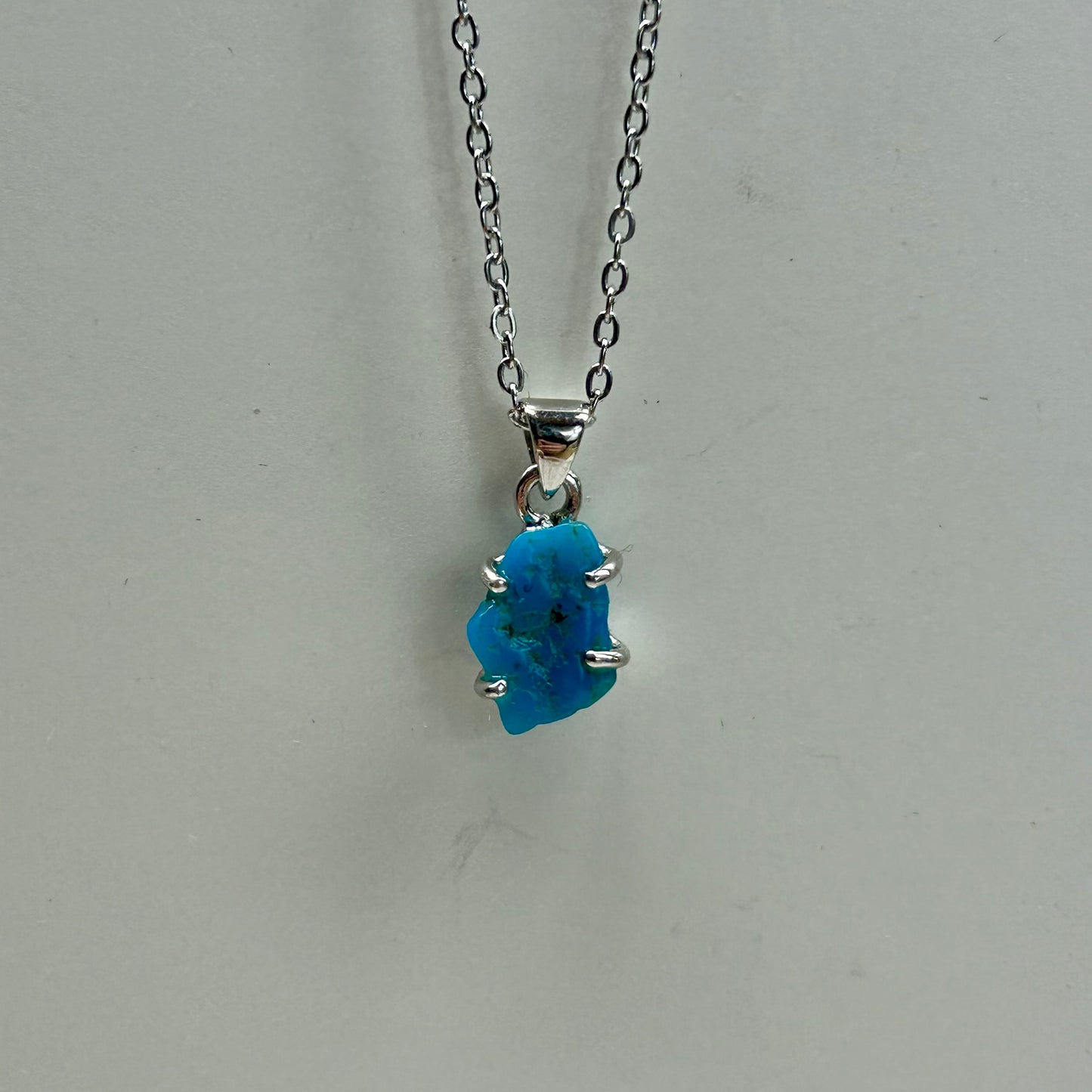 Seelping Beauty Terquoise Raw Pendant
