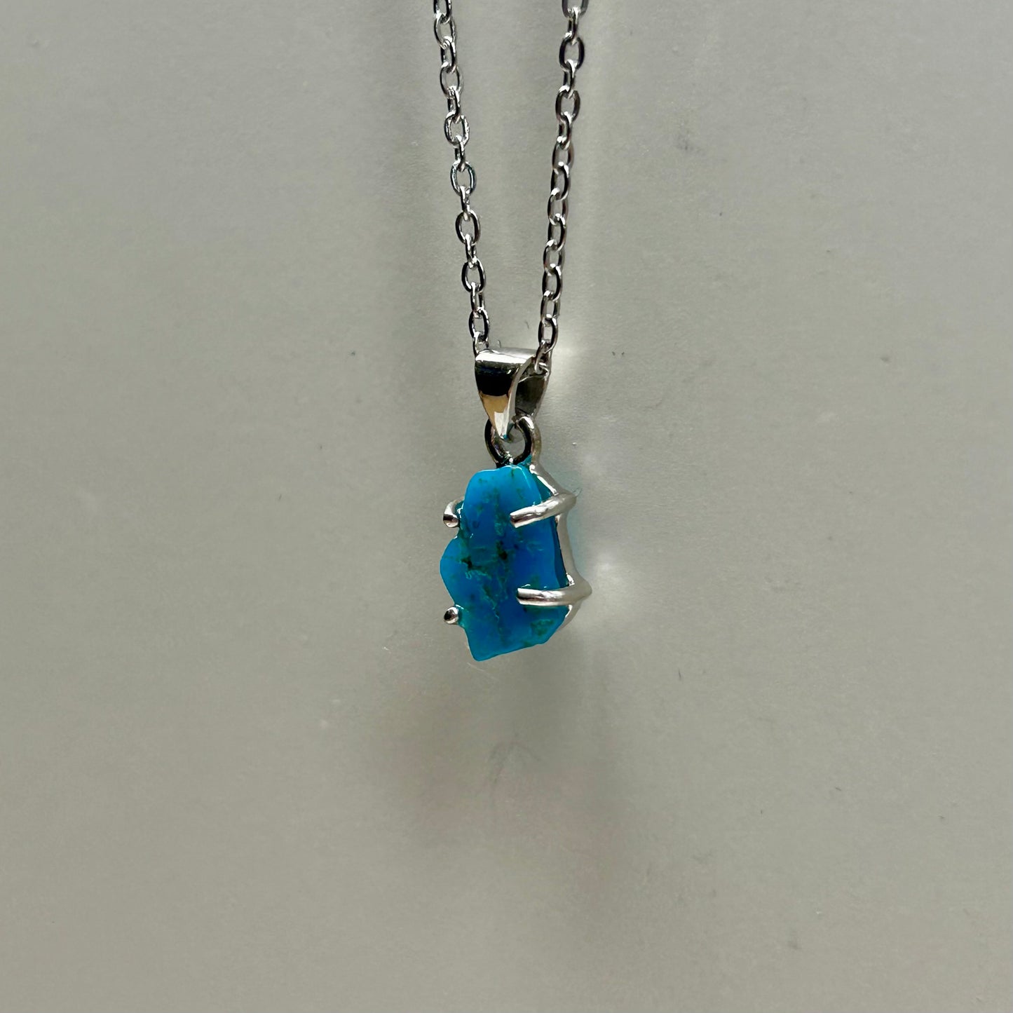 Seelping Beauty Terquoise Raw Pendant