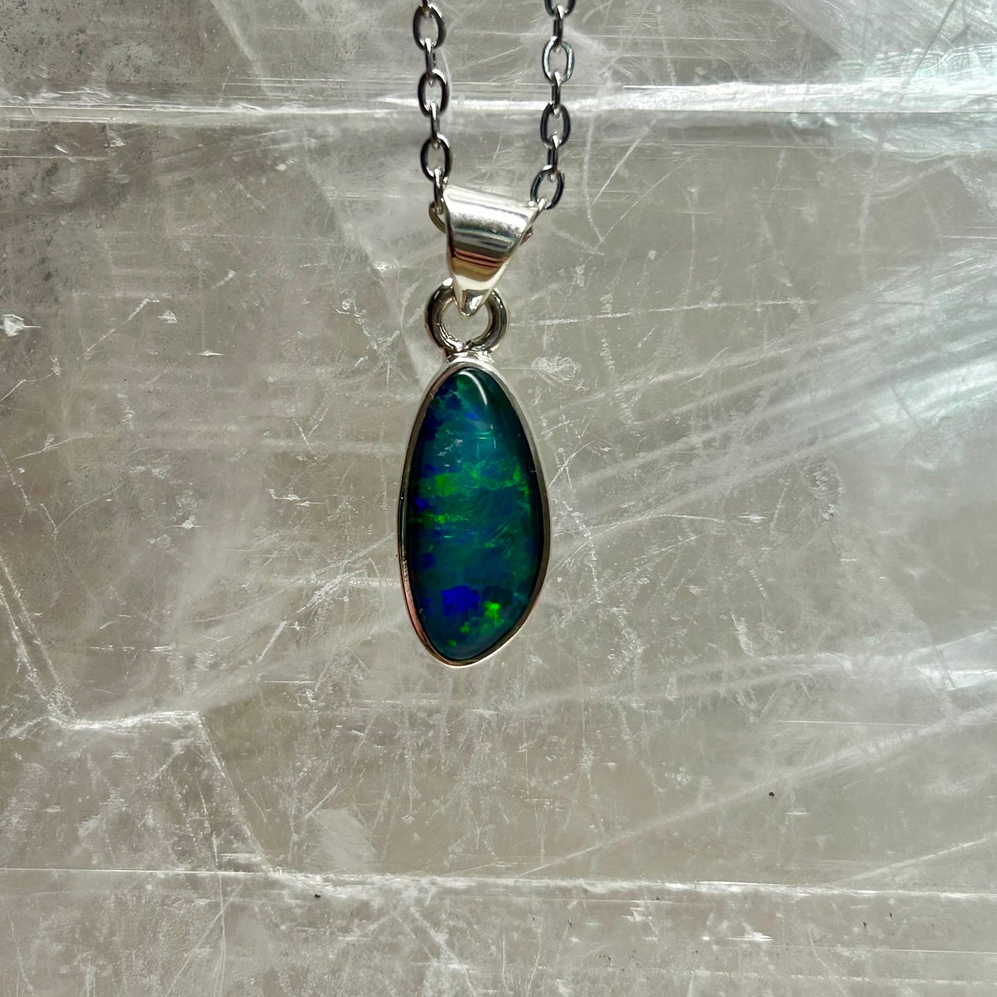 Triple Opal Pendants