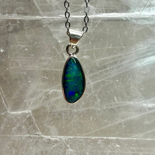 Triple Opal Pendants