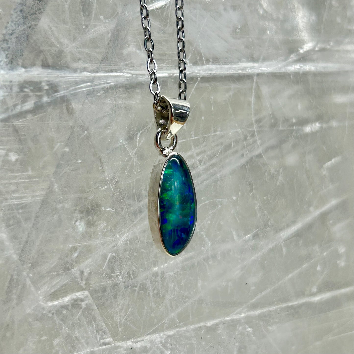 Triple Opal Pendants
