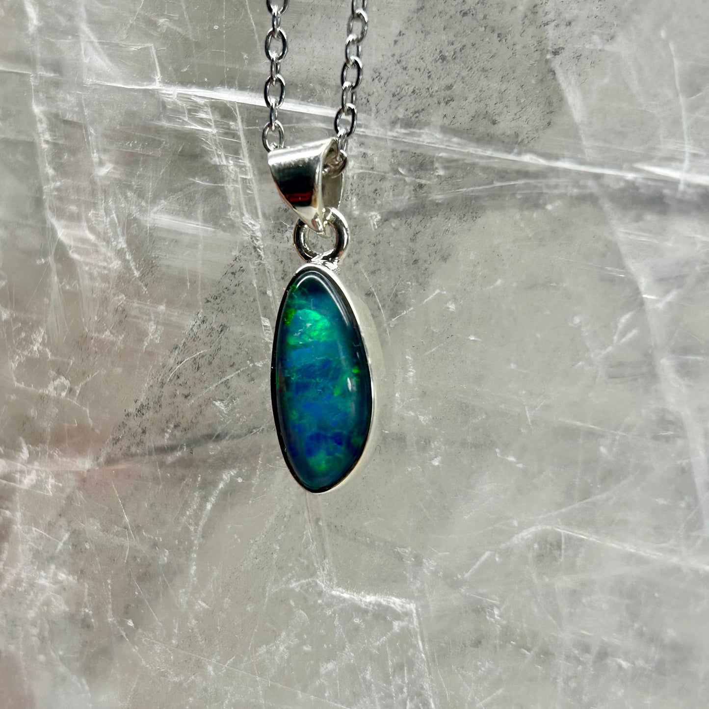 Triple Opal Pendants