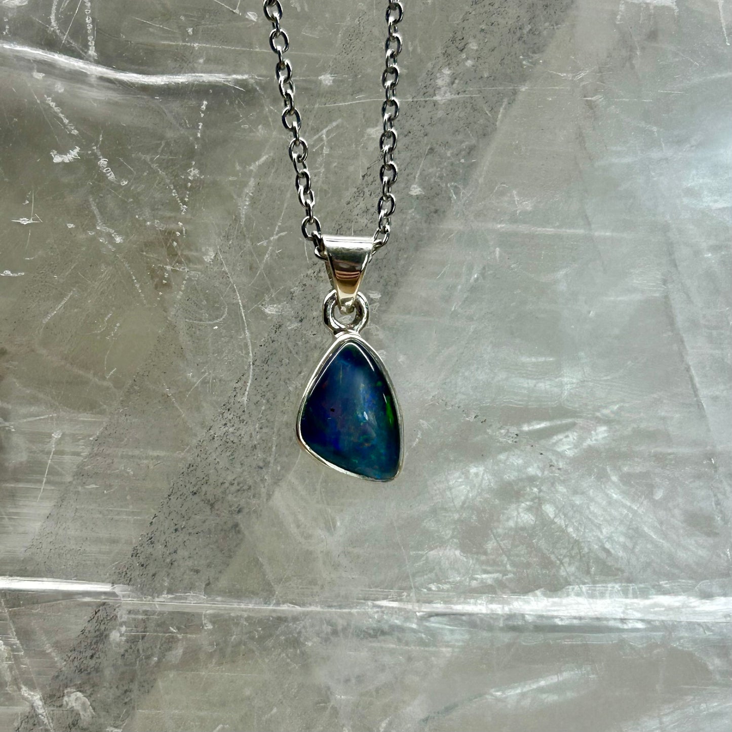 Triple Opal Pendants