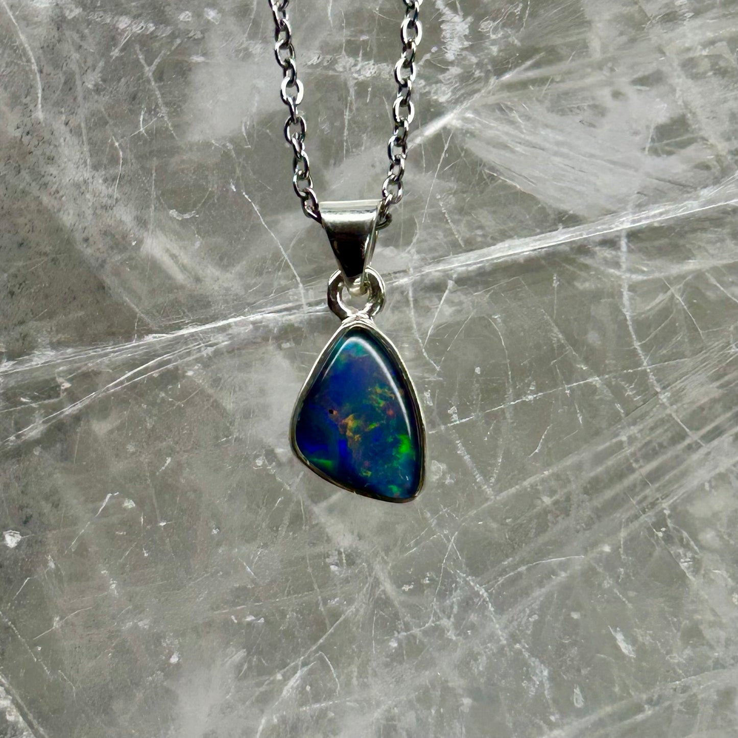 Triple Opal Pendants