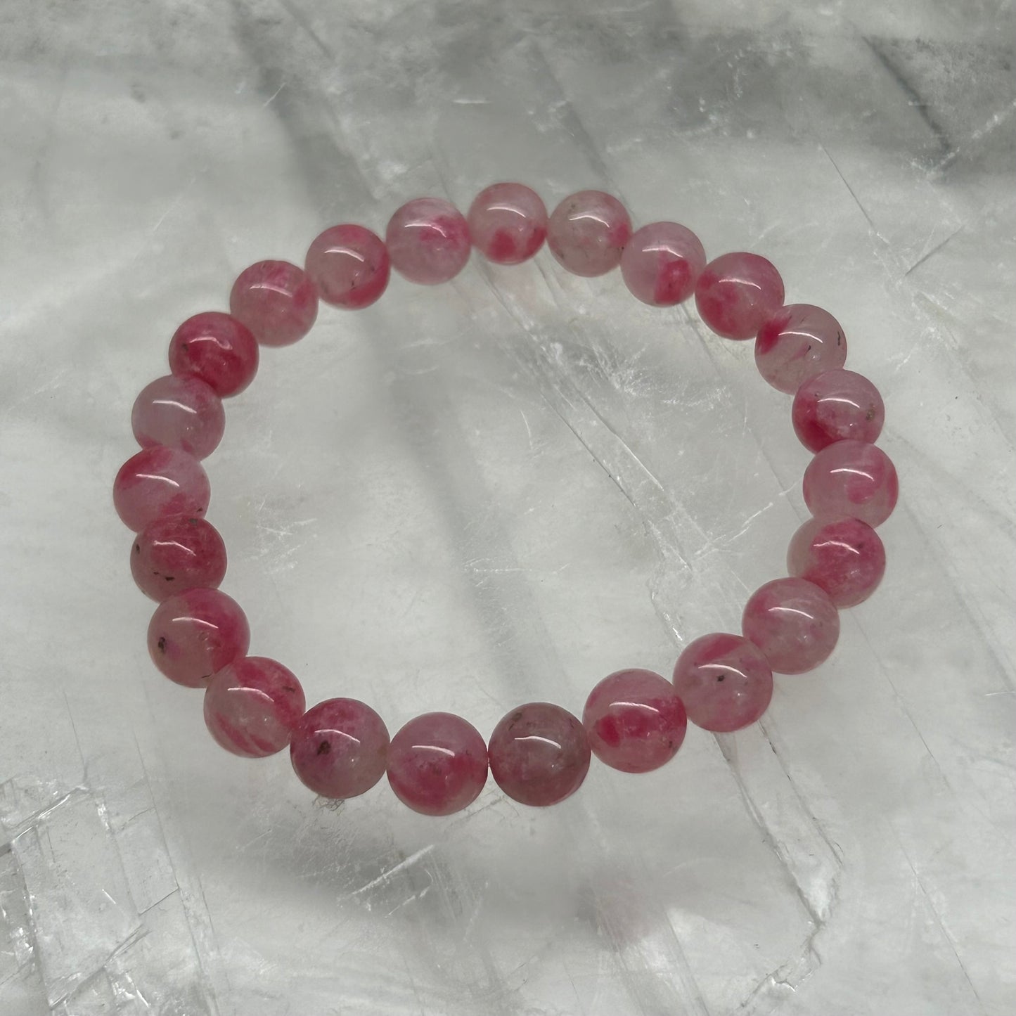 Cherry Rhodanite 8mm Bracelets