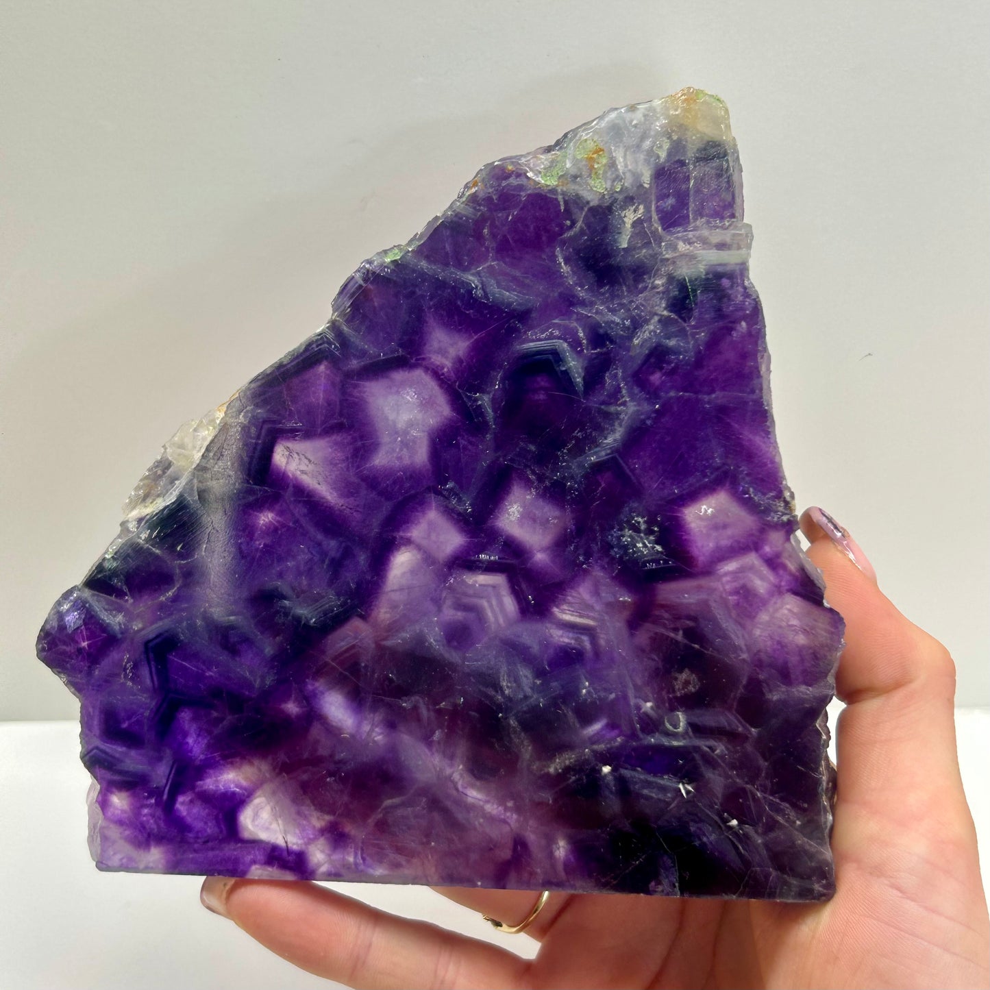 Flourite Slab on Stand