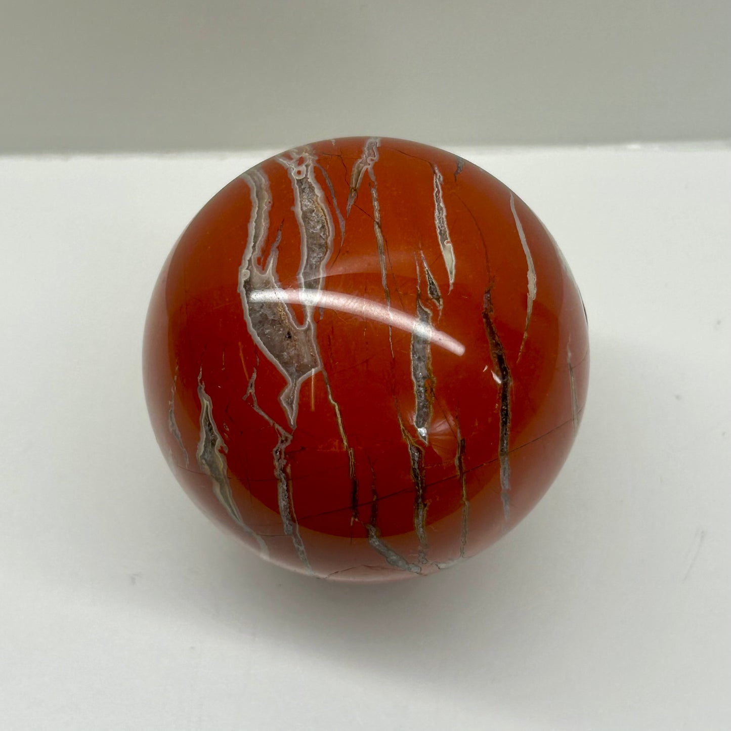 Red Jasper Quartz Sphere